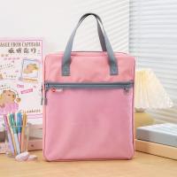 Bolsa de almacenamiento de libros portátil ligera, organizador de archivos A4 de mano impermeable, bolsa de almacenamiento de arte a prueba de polvo con cremallera, bolsa de almacenamiento de ilustraciones - details 5