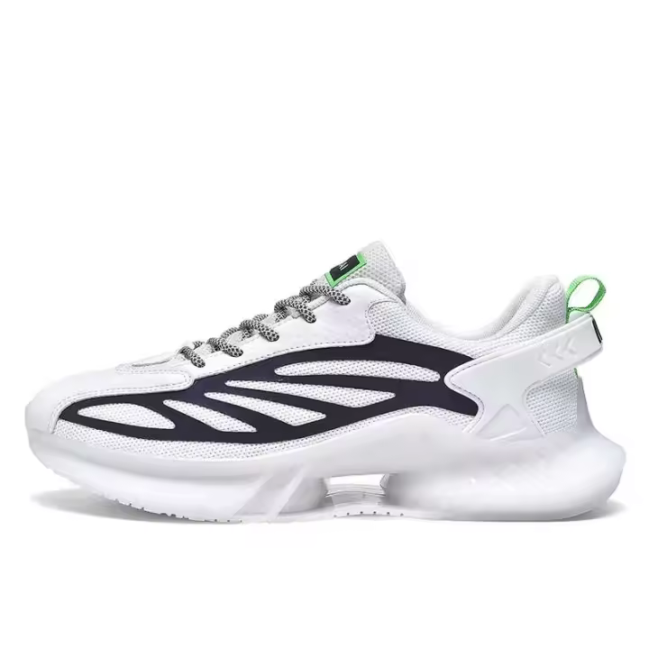 Nuevo 2025 Zapatillas de malla de alta calidad Modal, zapatos fluorescentes de marca para correr, Zapatillas deportivas de baile para hombre, baratas - 1