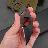 Cuchillo De Acero Inoxidable Para Exteriores Pequeño Y Portátil Multiusos Colgante En Cuello Para Camping Y Sobrevivencia Con Cadena De Herramientas - details 6