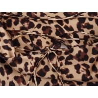 Vestido de satén con estampado animal francés para mujer, moda de verano, nuevo - details 10