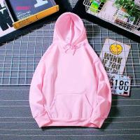 2023 Primavera Otoño Hombres y Mujeres Casual Sudadera con Capucha Color Puro Deportes Sudadera con Capucha Sudadera Top - details 4