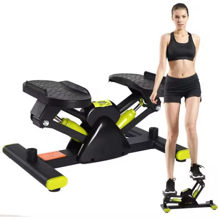Stepper, Fiess Stair Mini arriba-abajo para ejercicios con pantalla, equipo de escalada deportiva en forma de V, equipo de ejercicio para entrenamiento completo - 1