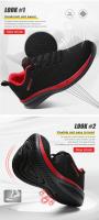 Zapatillas Deportivas Transpirables para Hombres Zapatos Negros de Moda Casual - details 5