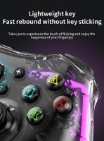 Mando inalámbrico Elite para PS4/PC, mando Bluetooth transparente con luz colorida RGB, Lite para Switch/OLED - details 13