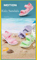 Sandalias deportivas de suela suave para niñas, zapatos de princesa a la moda, flores rosas, zapatos planos de marca, zapatos de playa antideslizantes, Verano - details 2
