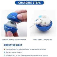Bola de juguete electrónica para perro, bola móvil inteligente, salto automático, bola rodante para mascotas, juguete para cachorros, regalos de cumpleaños, naranja - details 5