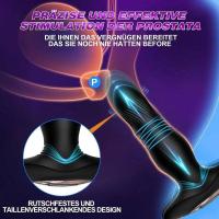 Embalaje privado SEXY Vibrador anal telescópico inalámbrico Bluetooth APP Control remoto Masajeador de próstata Butt Plug para hombres Dildo Vibrador Adulto - details 13