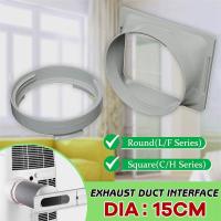 Conducto adaptador de conector de interfaz de tubo de escape de manguera de forma redonda/cuadrada de aire acondicionado móvil - details 0