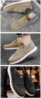 Zapatos de cuero sin cordones para hombre, zapatillas cómodas, informales, a la moda británica, para exteriores - details 7