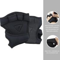 1 par de guantes protectores de palma para mujer, resistentes al desgaste, antideslizantes, almohadillas protectoras de palma para Fitness, soporte deportivo duradero - details 3