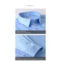 Camisa elástica de manga larga, nuevos productos antiarrugas, blusa vertical masculina, camisa masculina (Regalo 1 pieza) - details 29