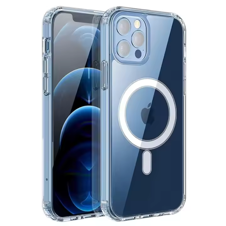 Magsafe-funda magnética de carga inalámbrica, cubierta a prueba de golpes para iPhone 14, 12, 11, 13 Pro MAX, Mini, XR, X, XS MAX, 7, 8 Plus, SE 2020 - 1
