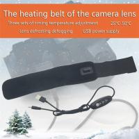 Calentador de lente de cámara USB de 3 engranajes, lente anticondensación, cinturón de calefacción, almohadilla de calentamiento de rocío, calentador de placa, 2 uds. - details 2