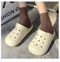 Feslishoet Mules Zapatos Parejas Zapatillas de Verano Sandalias Slides Mujer EVA Suave Antideslizante Acogedor Nube Adecuado Interior y Exterior - details 5