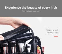 Bolso De Maquillaje Organizador Portátil Para Artistas Con Divisores Ajustables Estuche De Cosméticos De Nylon Estilo Casual - details 10