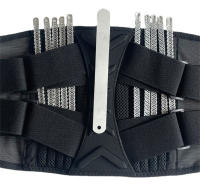 Cinturón de entrenamiento de cintura para Hombre y mujer, corsé Lumbar transpirable para soporte de columna vertebral, nuevo - details 24