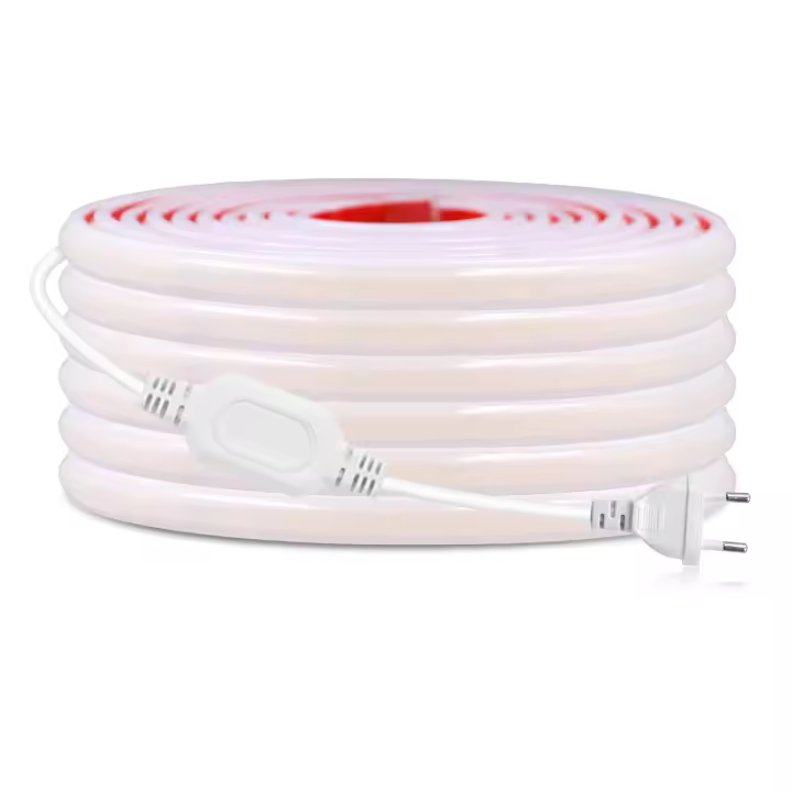 Luz de neón COB de 220V, cinta adhesiva Flexible de 10cm, 240LED/m, resistente al agua IP65, FOB - 1