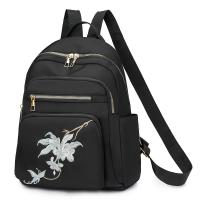 Mochila Mujer Vintage Bordada, Ligera, Nylon, Estilo Casual, Multicolor - details 21