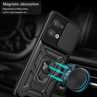Funda de lujo para cámara OPPO Reno, cubierta protectora deslizante con material exterior de PC + TPU - details 1