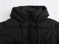 2024 estilo europeo y americano nueva ropa de mujer estilo europeo y americano algodón corto chaqueta gruesa con capucha abrigo - details 7