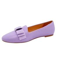 Zapatos planos duros informales clásicos para mujer, zapatos de cuero ligeros para mujer - details 5