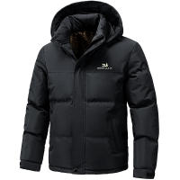 Chaqueta Parka de Invierno Desmontable Cálida, Gruesa, A Prueba de Viento para Hombres Moda Casual - details 3