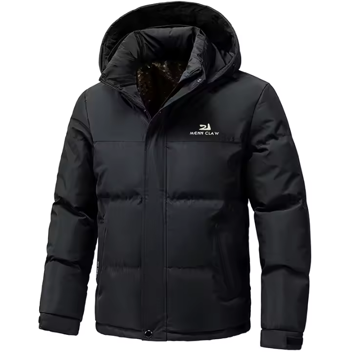 Chaqueta Parka de Invierno Desmontable Cálida, Gruesa, A Prueba de Viento para Hombres Moda Casual - 1