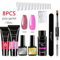 Kit de Extensión de Uñas de Gel Franco Manicura Casera DIY para Principiantes - details 4