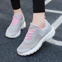 Zapatillas de deporte de moda de las mujeres ahuecadas hacia afuera ultra ligeras grandes de malla transpirable zapatos casuales de los zapatos de las mujeres - details 65