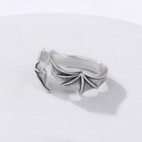 Anillo creativo Retro con alas de demonio y Ángel para hombres y mujeres anillo abierto gótico Punk hecho a mano accesorios de joyería Unisex regalo para amantes - details 4