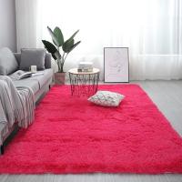 Alfombra de Peluche en 14 Colores Suave y Larga Imitación de Lana Almohadilla para Dormitorio y Sala de Estar Alfombra Blanca para Colchón de Sofá - details 6
