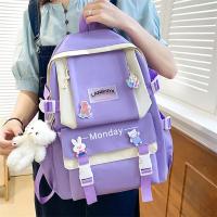 Mochila escolar Kawaii para niños y niñas, bolsa para ordenador portátil, para estudiantes, 5 piezas, 2023 - details 47