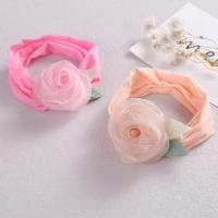 Diadema De Encaje Con Flor Para Bebés Niñas Hecha De Nylon Estilo Diario Accesorio De Cabello Para Niños Regalo De Fiestas Y Fotografía - details 2