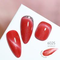 Arte Clavo-Gel magnético para uñas, esmalte semipermanente para manicura, UV, LED, Ojo de gato, rojo y verde - details 11