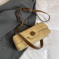 Bolso de hombro de color contrastante para axila, personalizado, sencillo, con textura informal, novedad de 2024 - details 23