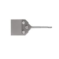 Raspador de suelo duradero de 4 pulgadas, raspador de pared de eliminación de acero de aleación, vástago redondo, piezas de martillos rotativos plateados, azulejos - details 0