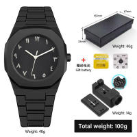 con un reloj simple para hombre de alta gama - details 0