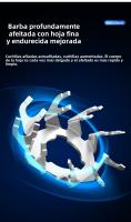 Afeitadora Eléctrica Portátil de Mini Acero Recargable, Adecuada para Adultos, Con Cuchilla de Malla Curvada, Lavable - details 7