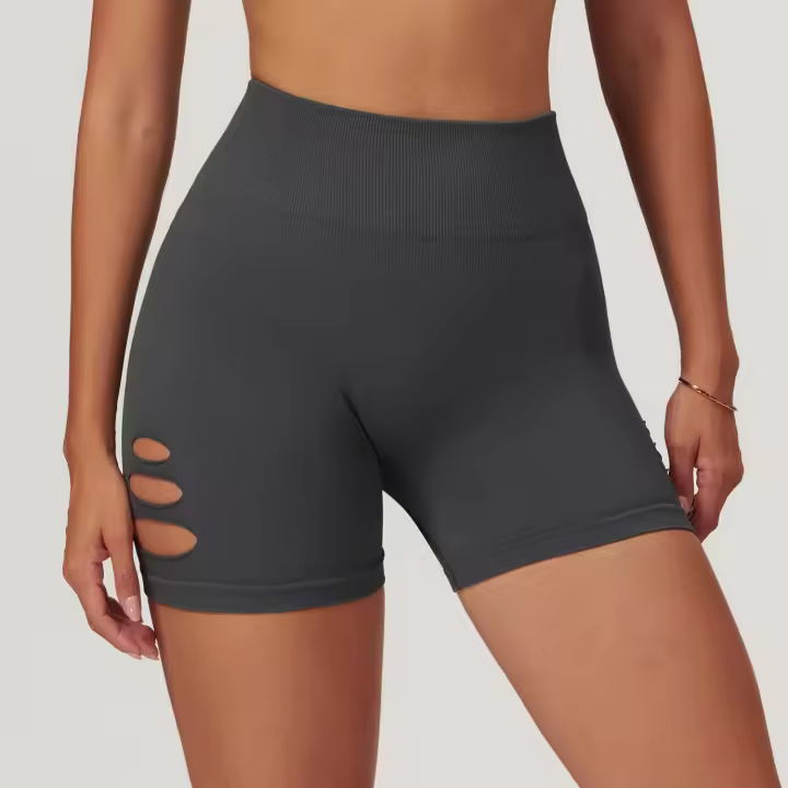 Pantalones de Yoga Deportivos sin Costuras Cintura Alta, Levantamiento de Cadillas, Transpirables para Entrenamiento Material de Nylon - 1