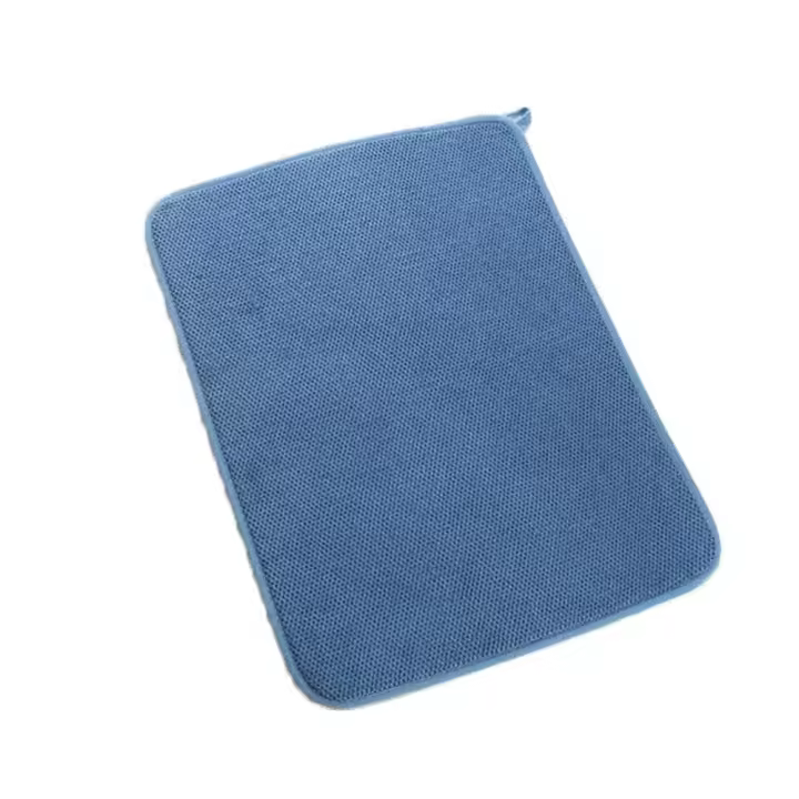 Alfombrilla absorbente para secado de platos, alfombrilla antideslizante de microfibra resistente al calor, utensilios de cocina, novedad - 1