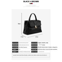 Bolso de mano para documentos, bolso de viaje portátil minimalista 2025 nuevo bolso de mensajero de hombro con textura de gran capacidad para mujer - details 0