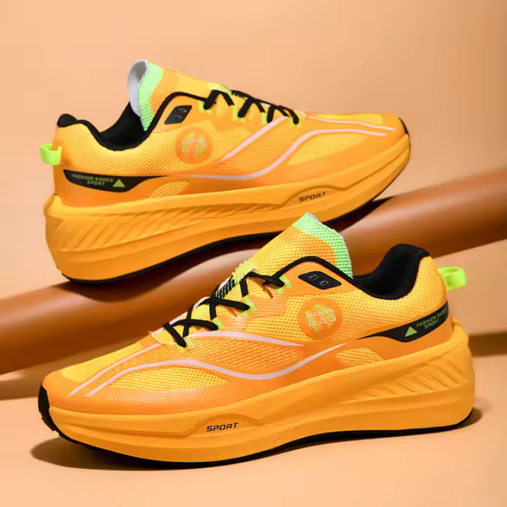 Las zapatillas para correr para hombre ligeras y transpirables, con plantillas inflables que absorben los golpes y amortiguan, son cómodas y duraderas. - 1