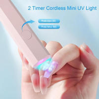 Lámpara LED UV portátil recargable para uñas, minisecador de esmalte de Gel de secado rápido, hine Family - details 1