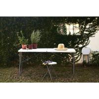 Mesa Plegable Portátil Multifuncional, 180x74x74cm, Blanco - details 11