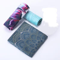 Yoga Mat Towel double-side Velvet Yoga Fitness Isolation Mat non-slip Folding Portable Sports Mat Towel Beach Quick Dry Towel - details 4