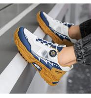 Zapatillas Deportivas Coreanas Transpirables Suela Suave con Cordones Giratorios para Hombre - details 10