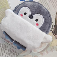Bolso pequeño de peluche con diseño de pingüino para mujer - details 5