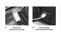Nuevo Mochilas Escola antirrobo con carga USB, mochila impermeable para ordenador portátil para hombre - details 10