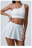Conjunto de Yoga Transpirable de 2 Piezas Traje Deportivo para Mujeres Top de Crop de Yoga - details 15