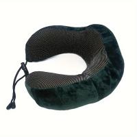 Almohada Ergonómica de Espuma Viscoelástica en Forma de U - Recuperación Lenta, Soporte Cómodo para el Cuello para Viajes y RV - Elegante y Suave - details 1